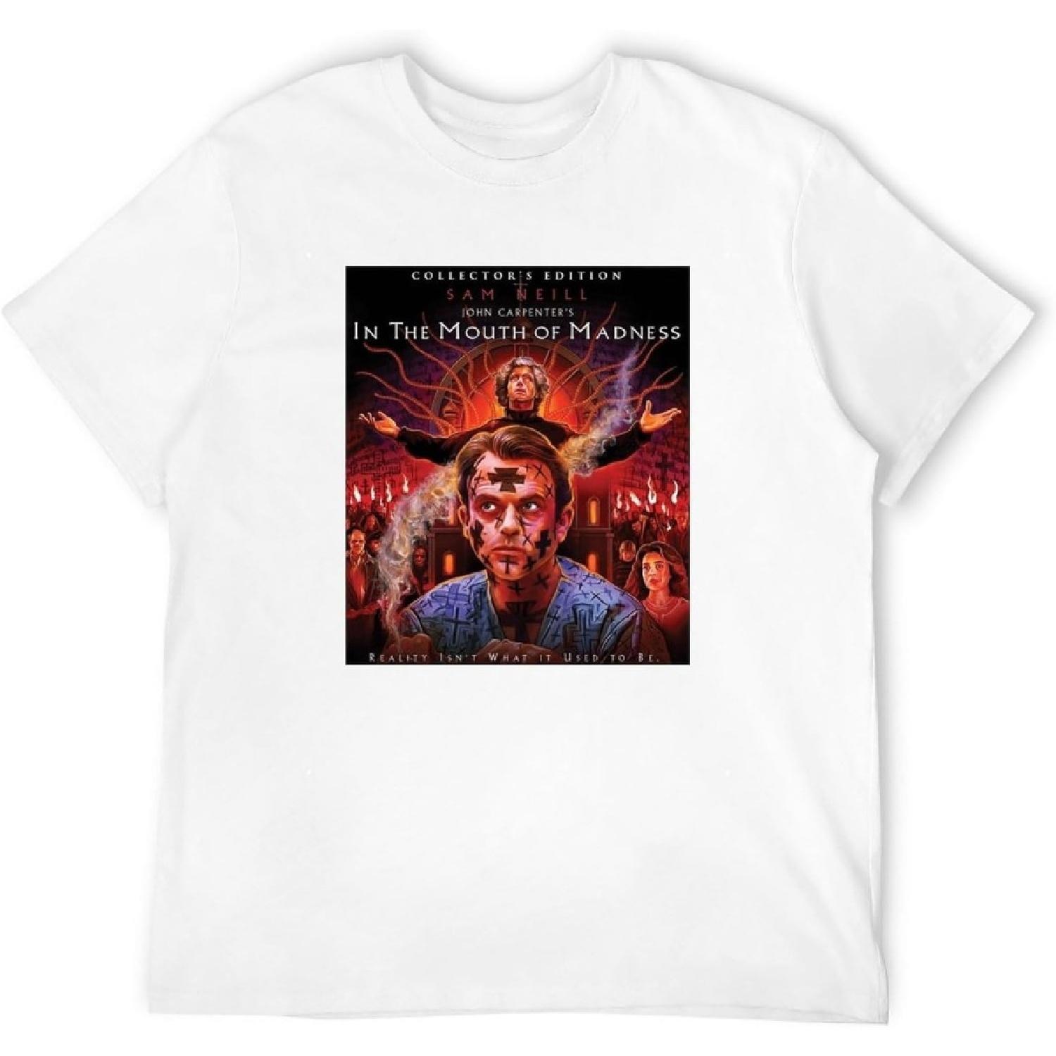 BLWANG Men s in The Mouth of Madness T-Shirts White XXXXXL белый