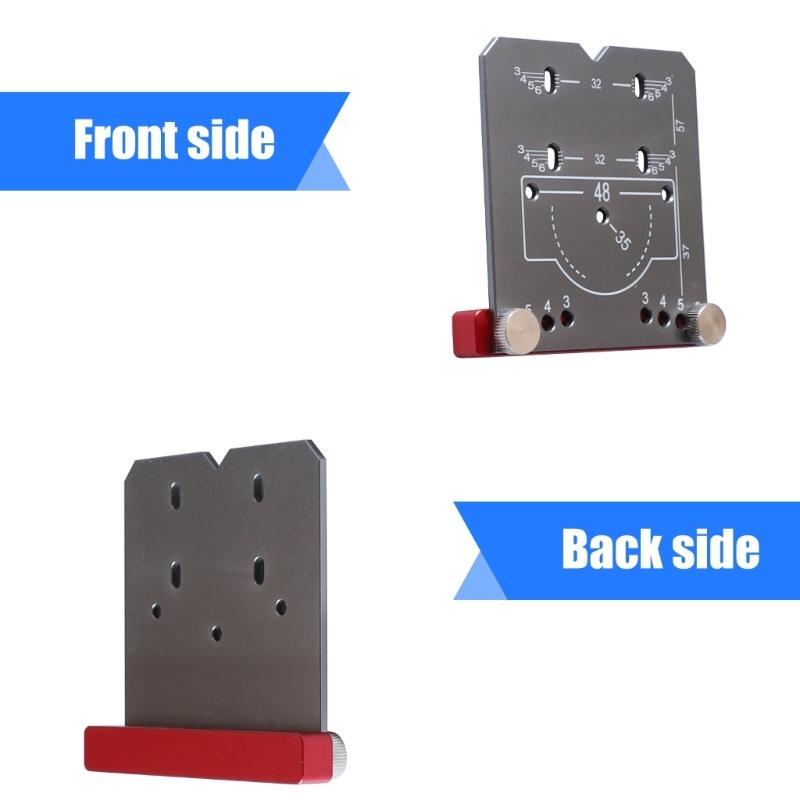 35mm Hinge Hole Template Jig Woodworking Concealed Hinge Jig Kits Drill Guide Locator Tool For Woodworking Enduring