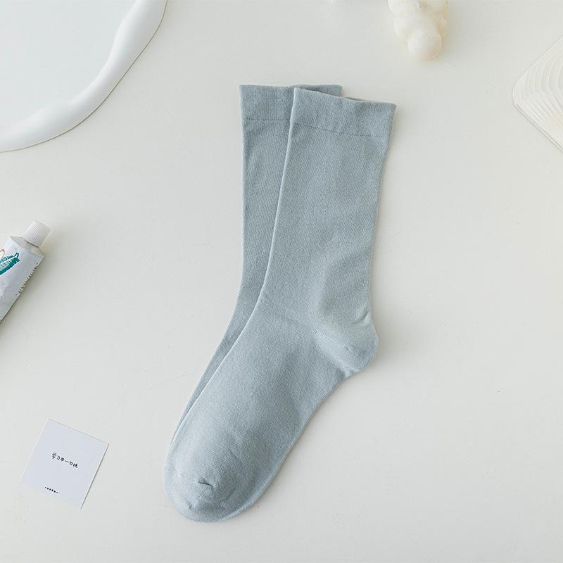 Kompressionssocken Mittellange Socken Trend Knochenlose Socken Weiße Strümpfe Stapelsocken Schwarze Strümpfe Einfach