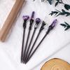 1 Stück Natürliche Kristall Säule Haarnadel Einfache Haarnadel Haarnadel Platte Haarnadel Stufen Zubehör Feiertagsgeschenk arbol de cuarzo rosequartz