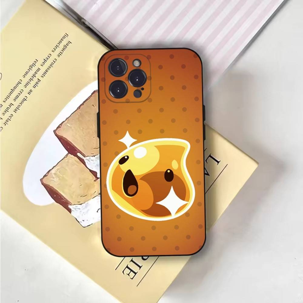 Game S-Slime Rancher Phone Case Phone Case For iPhone 16,15,14,13,12,11,Pro,X,XS,Max,XR,Plus,Mini Soft Black Cover