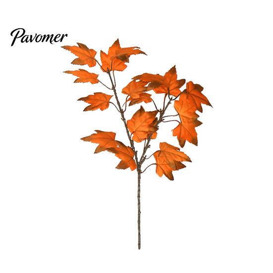 Decorative Maple Stems for Wedding Centerpieces Artificial Leaf Stems, Faux Branches, Autumn Silk Leaves Seasonal Fall Table Decorations Thanksgiving