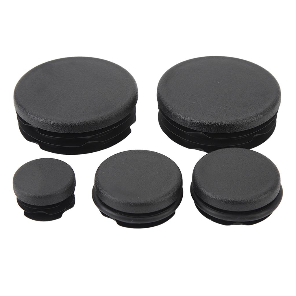 5PCS Motorcycle Frame Hole Cover Caps Plug Kit Decor Waterproof Dustproof Fit For R1250 R1200