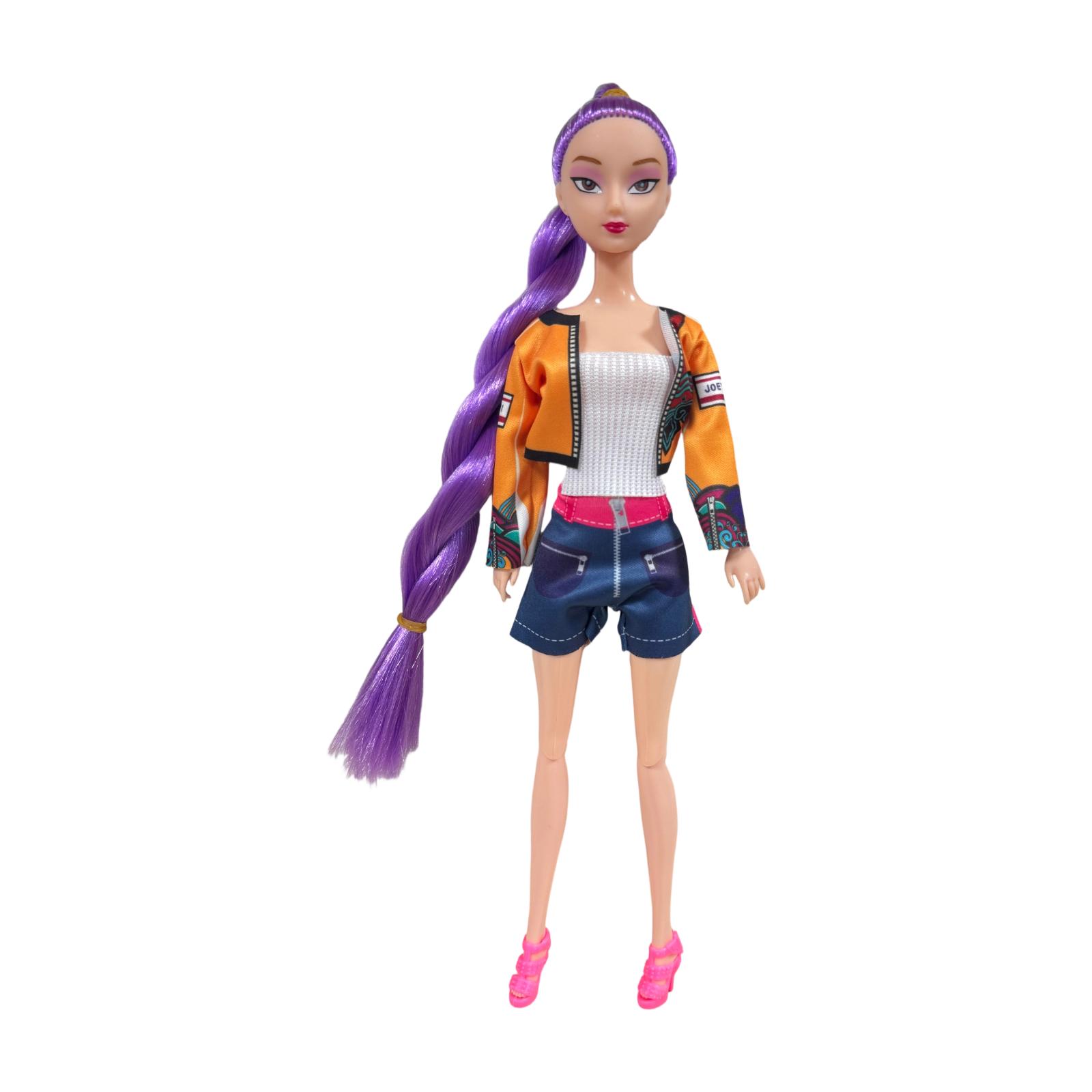 

Коллекция модных пластиковых кукол с уникальными стильными нарядами и красочными прическами. Идеальный подарок для детей, чтобы и творить. One Size