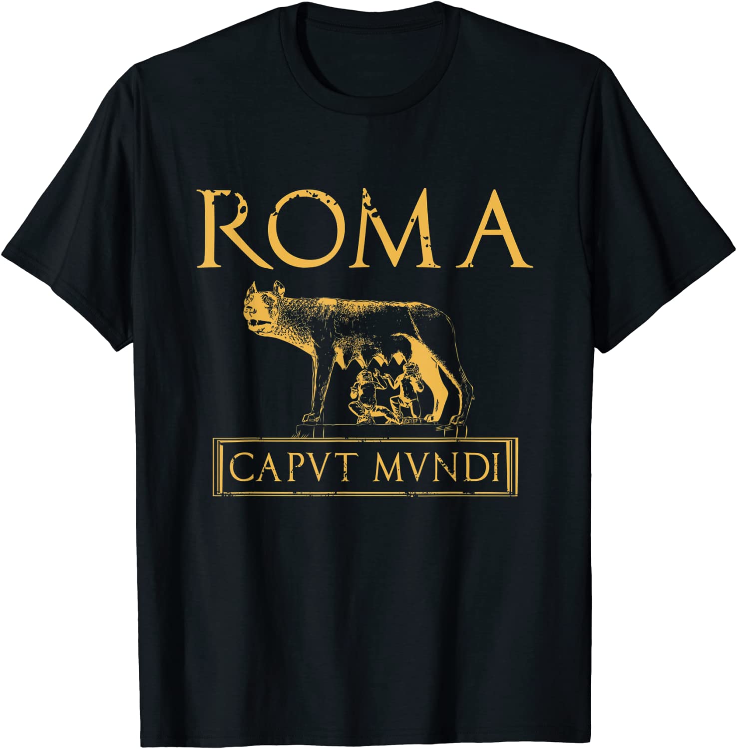 

Roma Caput Mundi Древний Рим RoУнисекс История Футболка унисекс с коротким рукавом Повседневная хлопковая летняя футболка с круглым вырезом
