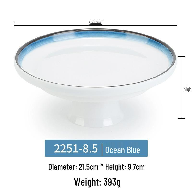 Creative Melamine Pedestal Bowl for Restaurants: Perfect for Hot Pot, Ice Cream, Shaved Ice, and Desserts