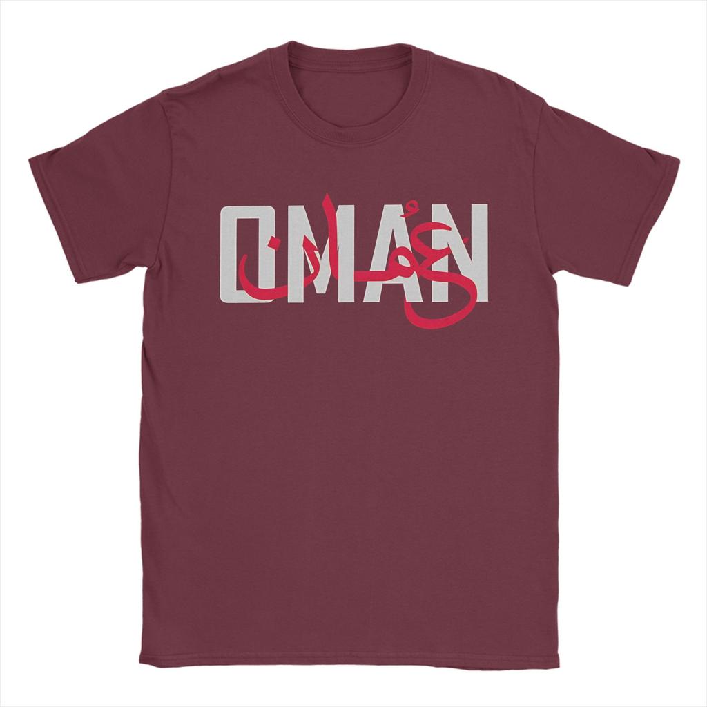 Oman Arabic T Shirt Beach Hipster T Shirts Mens Cotton Comfortable Oversized Clothing ShortSleeve Awesome Tops