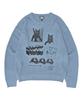 VIDEO JOCKEY Hipster Graphic Knit Sweater [4 Colors]