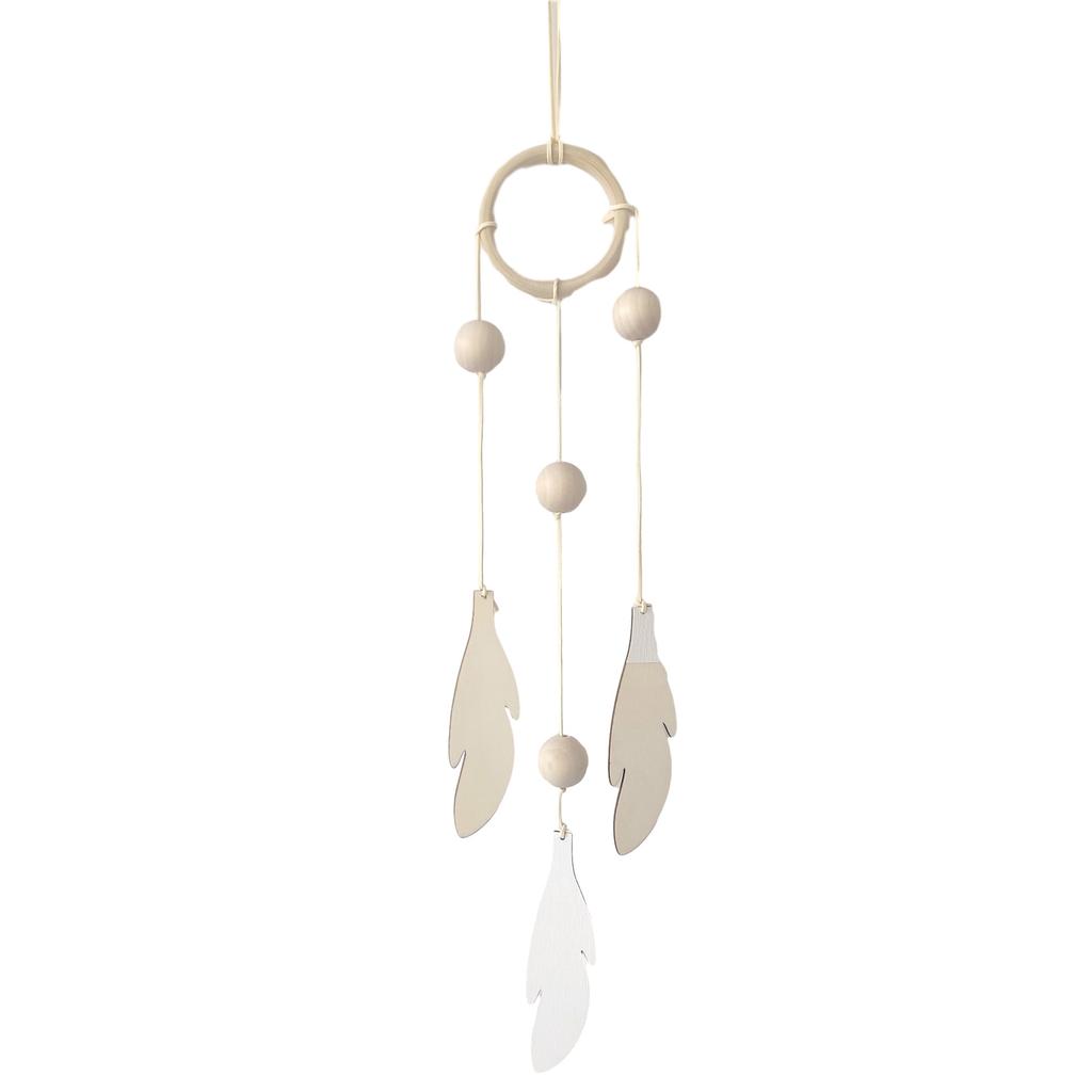 DIY Wood Feather Ornament Pendant Bunting Party Decoration for All Gatherings Lovely Addition to Dorm Photo Props