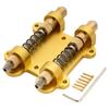 Musiclily Ultra Colorful Series Double Tremolo Stopper Stabilizer Arming Adjuster for Electric Guitar Tremolo Bridge Gold -