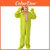 Disfraz Navideño del Grinch Para Niños Con Tejido de Felpa Corta Para Fiestas y Actuaciones Festivas