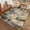 1PC Nine-tailed fox in clouds Pattern Rug Carpets for Bedroom Living Room Sofa Mat Creative Door Mat Cloakroom Home Decor