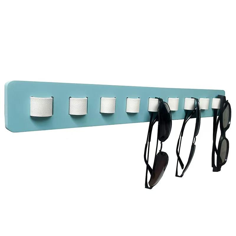 Porta Occhiali da Sole da Parete in Legno Organizer Porta Occhiali Gancio Adesivo per Occhiali Gancio per Occhiali da Sole Storage Regali