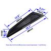 Universal Car Air Intake Bonnet Hood Vents Scoop Decorative Cover ABS Plastic Fit For 2016-2020 Chevy Camaro 1LT LS RS