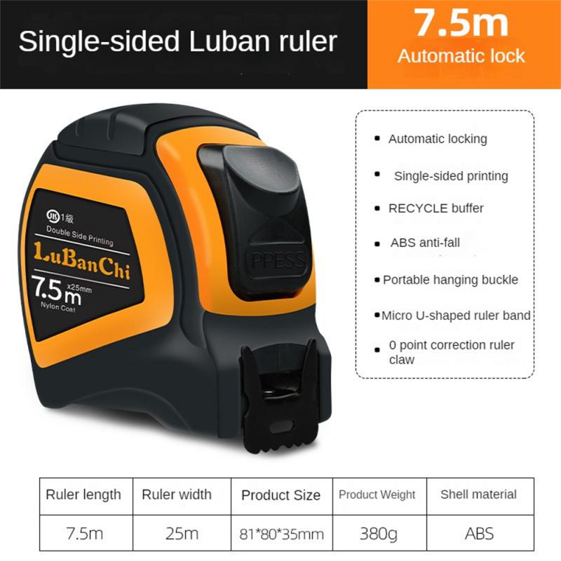 Ruletă de înaltă precizie Feng Shui riglă Ding Lan riglă măsurare cerc prelucrare lemn 5/7.5/10m riglă bobină de oțel