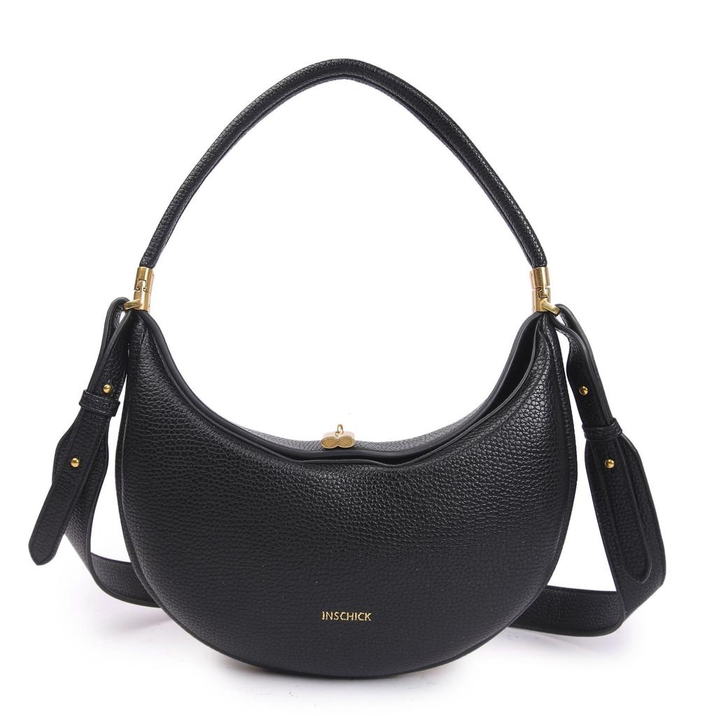 Ladies Carrying Armpit Bags, Commuting Versatile, Medium Size Monthly Curved Bag, Crescent Shaped Single Shoulder Crossbody Bag