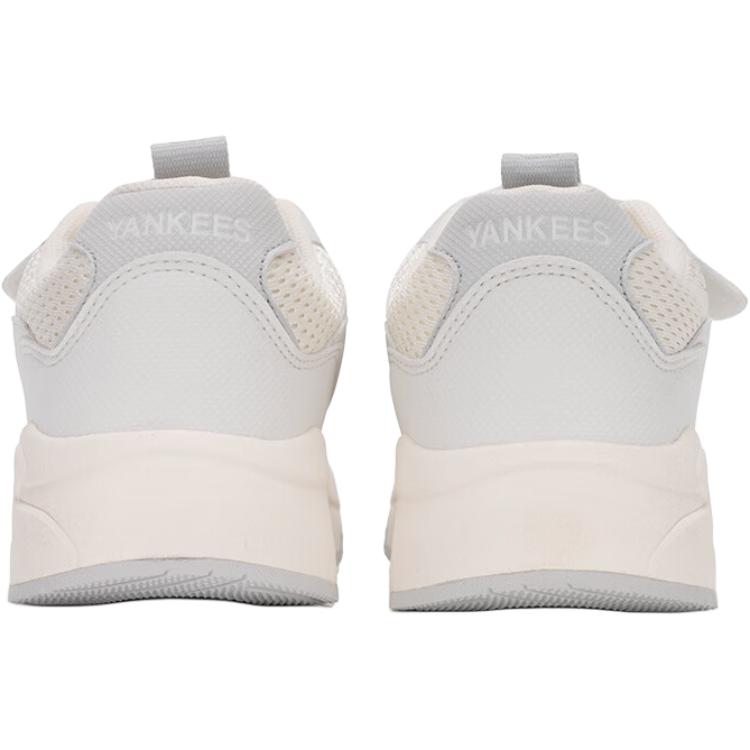 MLB Comfortable Versatile Durable Breathable Low-Top Casual Shoes Kids sneaker Light-Gray White 7ASHJBC5N-50IVS