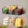 Xidian Wall-Mounted Kitchen Storage Baskets, 2-Pack