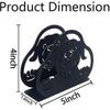 Black Metal Napkin Holder For Kitchen - Dog Pattern Napkin Holder For Table Farmhouse Dining Room