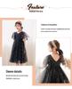2025 Summer Star Mesh Princess Dress - Children's Gauze Skirt for Big Kids, 430g