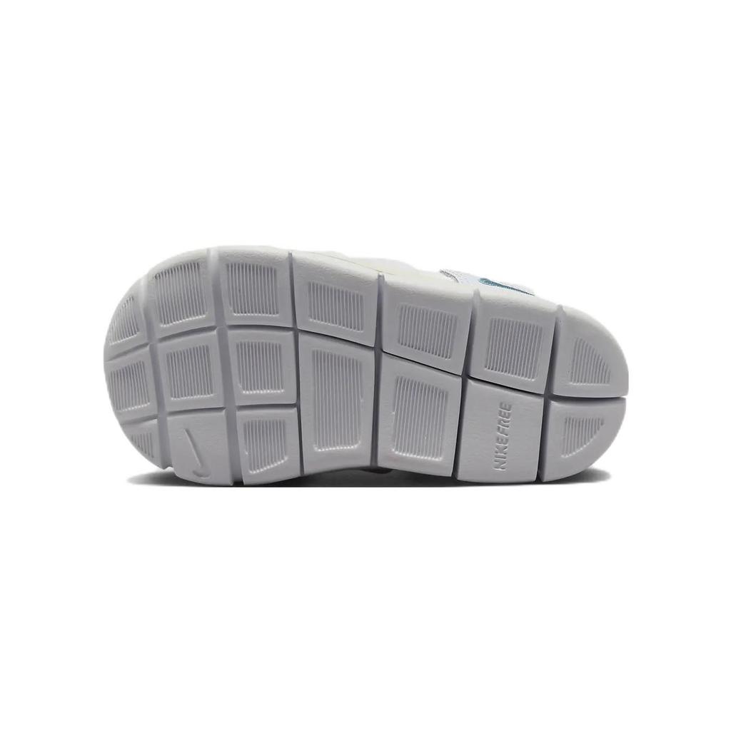 Nike Dynamo Free Slip Resistant Abrasion Resistant Low top Sports Casual Shoes White Blue Pink Infant And Toddler 343938-101