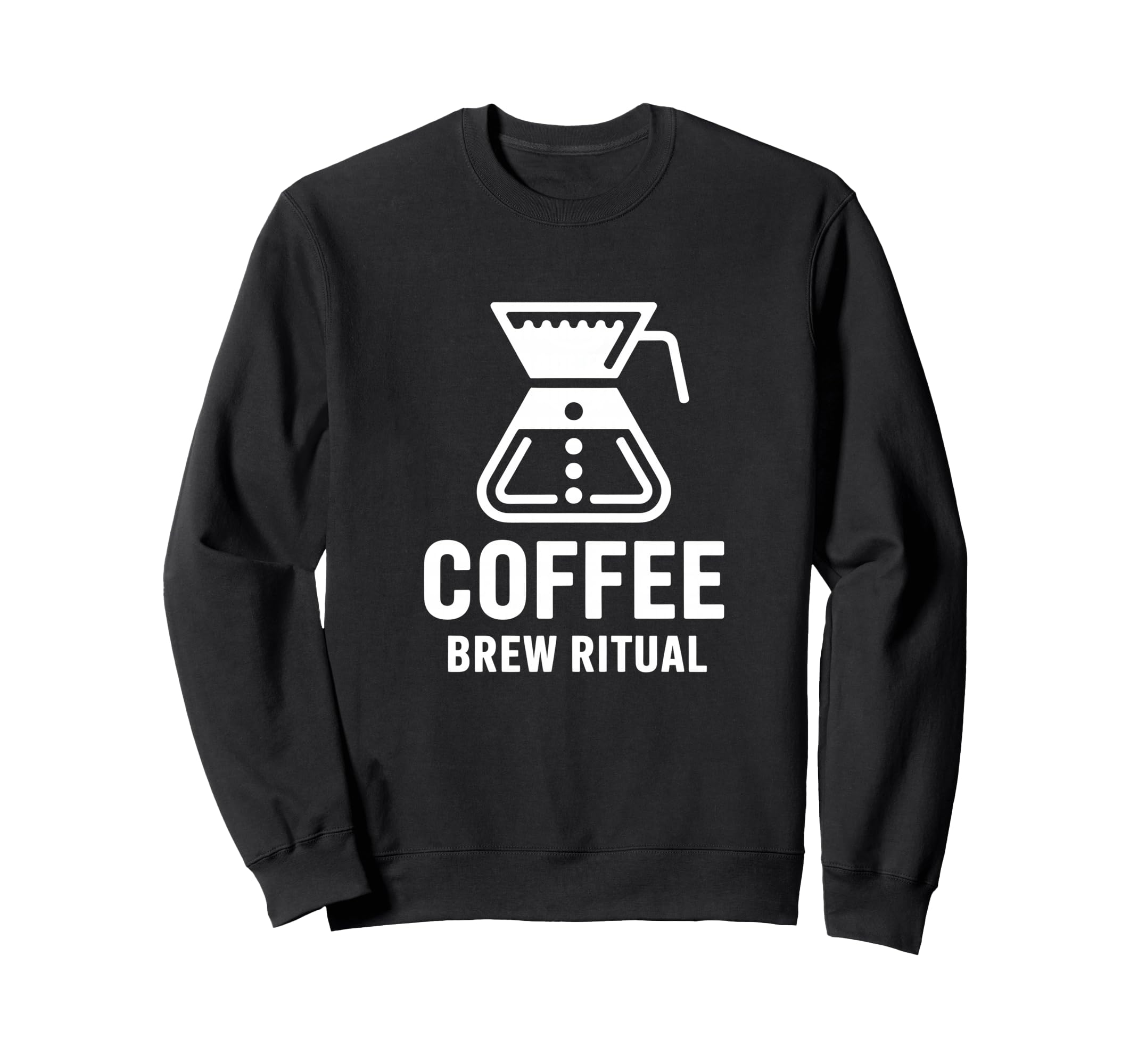 Утренняя кофейная рутина РИТУАЛ заваривания кофе Минималистичный свитшот Пуровер