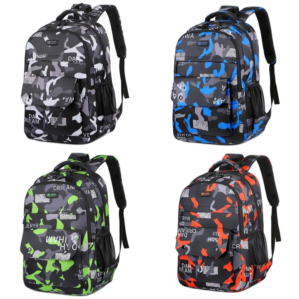 Student Printed Schoolbag Breathable Durable Travel Shoulders Bag