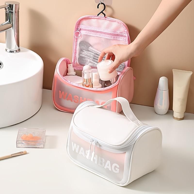 Home Travel Transparent Makeup Bag Toiletries Bag Bath Supplies Storage Bag Waterproof Travel Cosmetic Bag Wash Beauty Kit