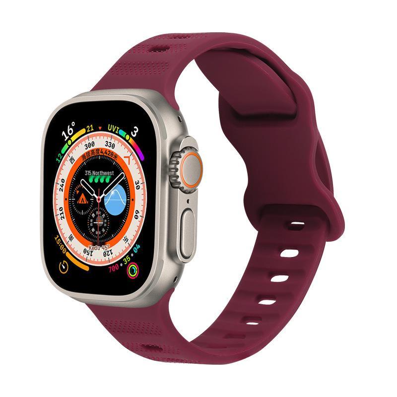 King Kong Butterfly Buckle Silicone Sport Watch Band for iWatch