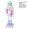 25CM Weihnachten Holz Nussknacker Figur Cartoon Soldat Figur Statue Skulptur Festival Feiertagsparty Ornament Dekoration