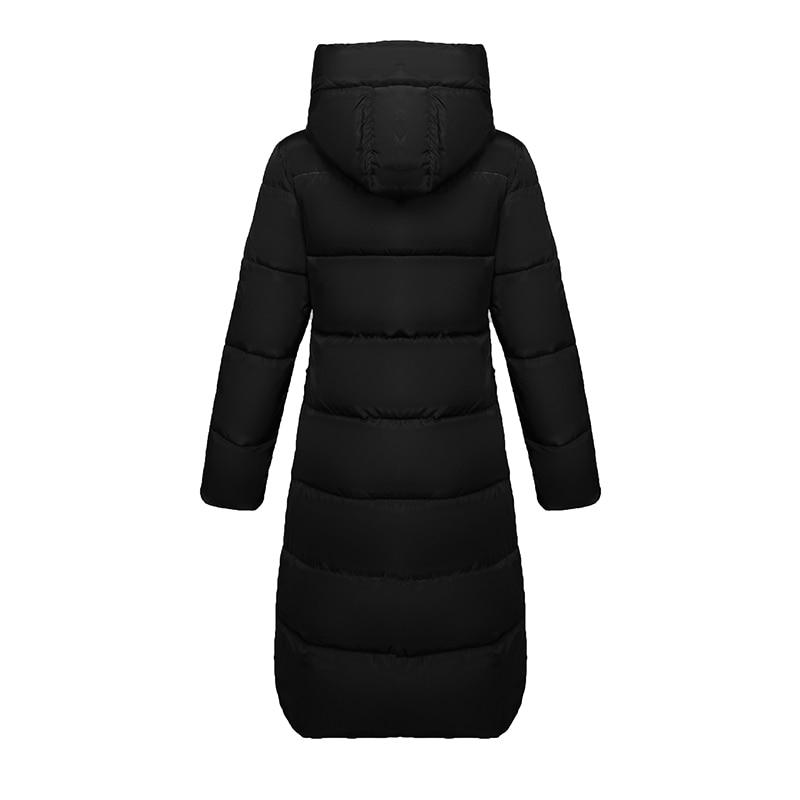 Buy Women Winter Coat Long Slim Thicken Warm Cotton Padded Jacket