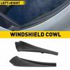 1 Pair Black Plastic Windshield Wiper Cover Extension Trim for Ri