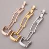 Universal Strainless Fold Buckle For Patek Strap Philippe Leather Rubber Watch Band Clasp For Nautilus Butterfly Buckle 18mm