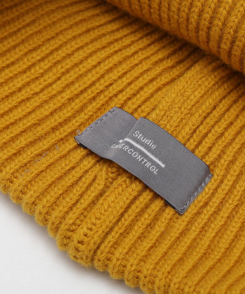 Eondeokeonteulolseutyudio Winter Short Beanie Watch Cap / Lambs Wool / Ps Mustard