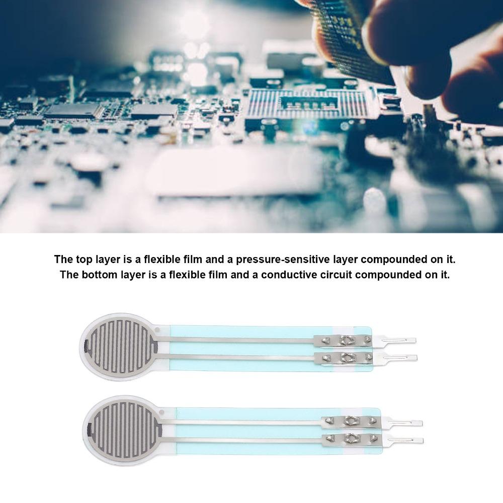 2PCS High Sensitivity Force Sensitive Resistor Flexible Bend Sensor Pressure Sensing