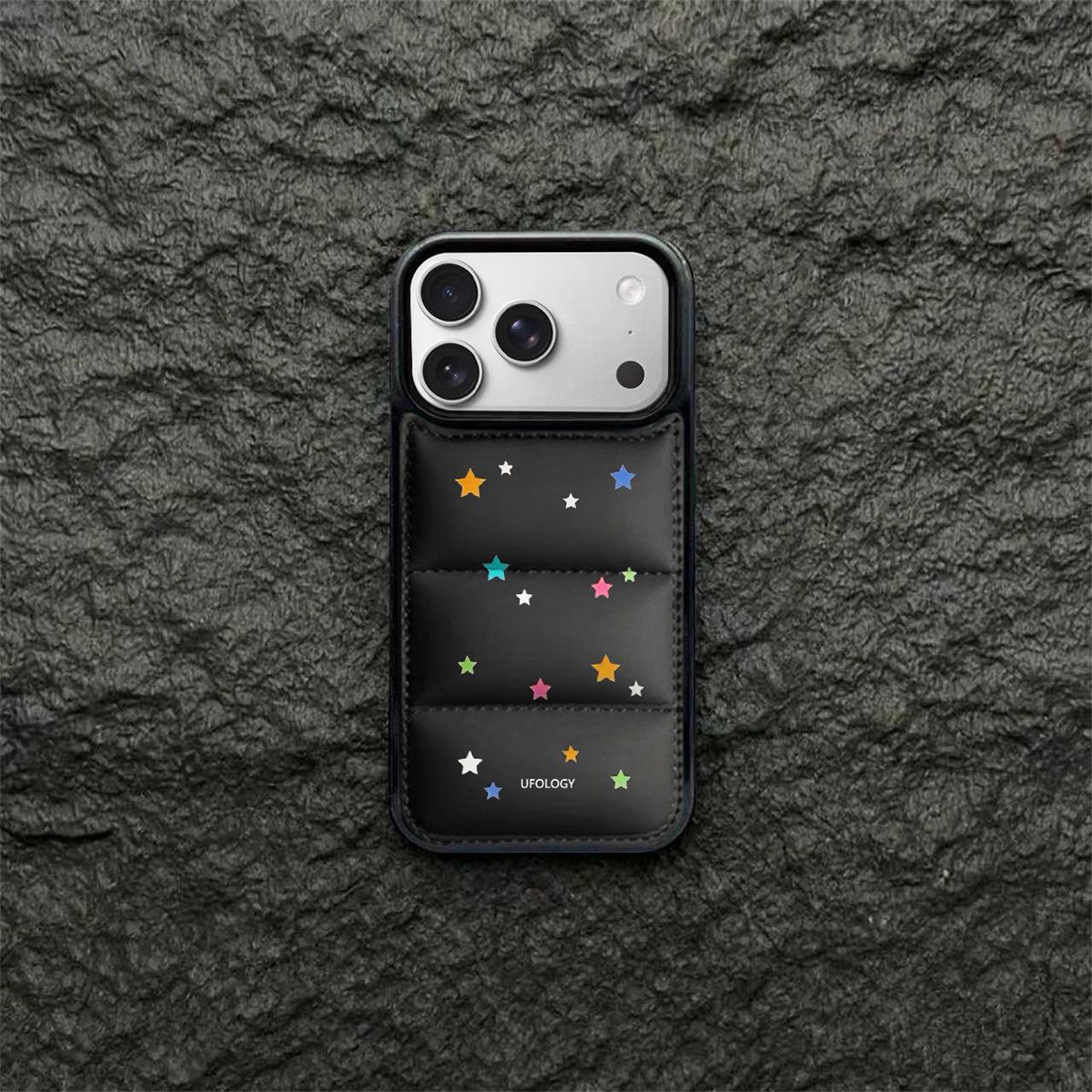 

Down Jacket Little Stars Drop-Proof Phone Case for iPhone 11-14 & PROMAX 15-17 iPhone 13