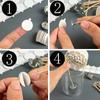 15mm/20mm Candle Wick Stickers White Adhesive Heat Resistance Foam Double-sided Tape DIY Aromath Wax Craft Making Kits Supplie