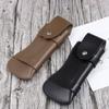 Horizontal Carry Cutter Pouch Belt Leather Folding Cutter Snap Case Holsters
