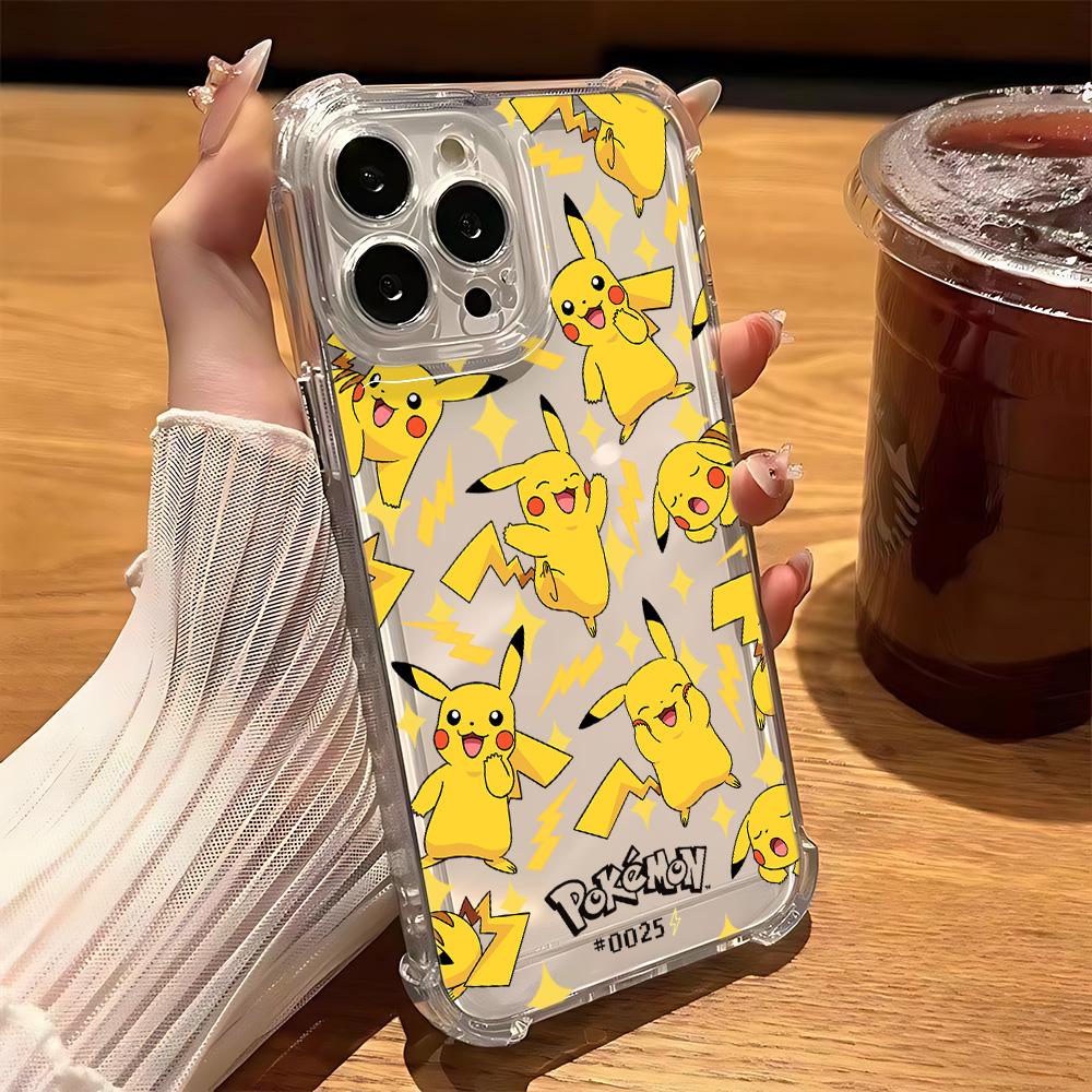 

Anime Cute P-Pokemons Anti Fall Clear Phone Case For Xiaomi Redmi 14C 13C 12C K50 K40 Note 14 13 12 11 10 9S A5 Pro Plus 4G 5G Redmi Note 11 4G