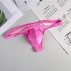 Solid Color Men's Panties Low Waist Male Briefs Soft Men Thongs  Summer