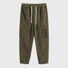 Autumn and Winter Solid Color Thin Corduroy Multi-pocket Straight-leg Pants Men's Sweeping Pants Men's Casual Loose Trousers