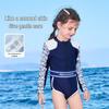 ASK JUNIOR Kids' Long Sleeve One-Piece Swimsuit