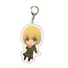 Attack on Titan Key Ring Acrylic Key Ring Custom Logo Print Creative Backpack Accessory Stock Available High Quality