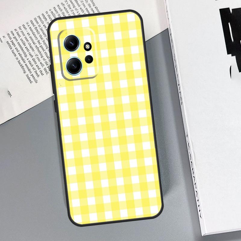 Pastel Gingham Case For Xiaomi Redmi Note 12 11 10 8 9 Pro Note 12S 11S 10S 9S Redmi 12 9C 10C 12C Coque