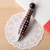 Short Mini Elegant Dot Flower Printed Boho Style Ballpoint Pen For Bowling Shape Pen School Office Supplies