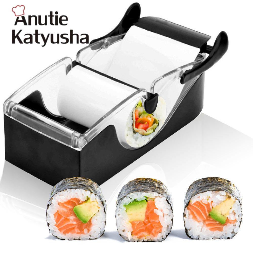 1 Set Magic Sushi Roll Maker DIY Rice Roller Mold Perfect Cutter Sushi Making Tool Kitchen Gadget
