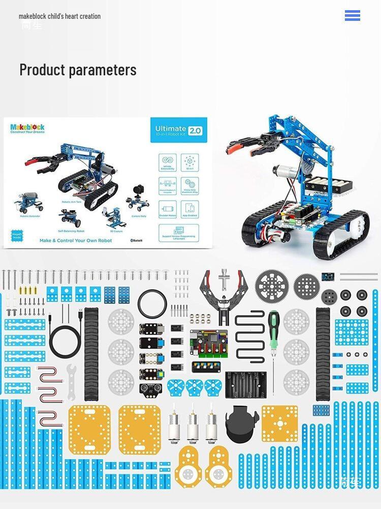 Makeblock Ultimate 2.0: Ten-in-One & Ranger Three-in-One Children's Programming Set