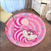 Cheshire Cat Plush Toy: Alice in Wonderland Inspired Stuffed AnimalRound Non-Slip chair mat chair carpet for office Rugs for Office Decor Gift For Val