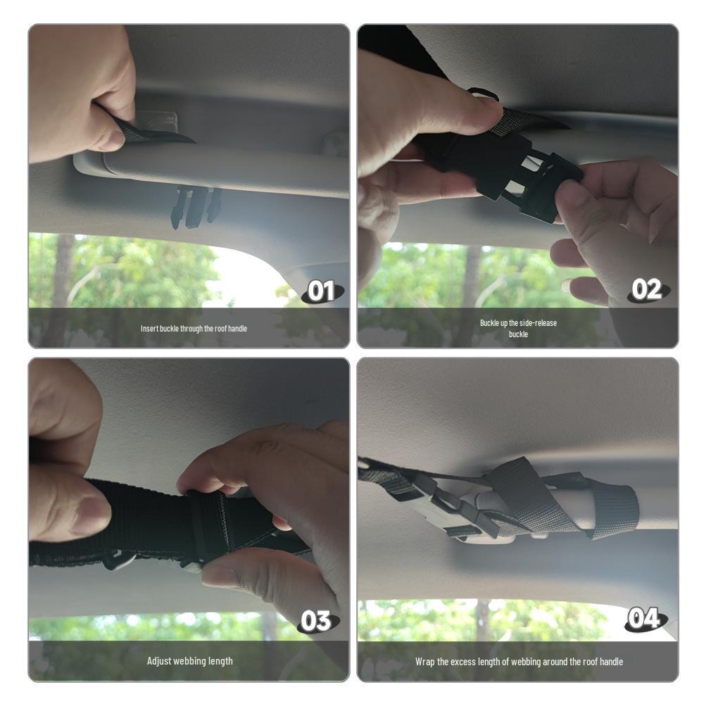 Car Interior Roof Storage Mesh Bag - Car Roof Storage Net Organize
