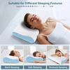 Memory Foam Pillows Neck Pillow for Sleeping Ergonomic Cervical Pillow Orthopedic Contour Pillow for Side Back Stomach Sleeper